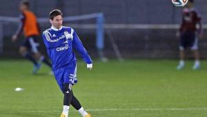 Lionel Messi entrenando con la Albiceleste que dirige Gerardo Martino.