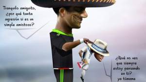 La caricatura que realizó hoy el diario Récord de México.