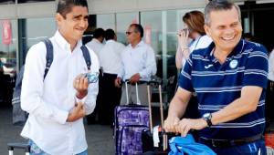 Jorge Claros llegó este lunes por la mañana a San Pedro Sula. Foto Neptalí Romero