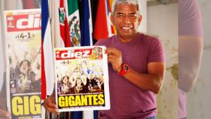Héctor Castellón porta la portada de DIEZ luego del campeonato obtenido este sábado. Fotos Neptalí Romero.