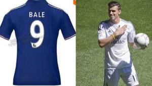 La nueva camiseta de Gareth Bale con el Chelsea ya está a la venta en Brasil, donde ni cortos ni perezosos se adelantaron a un posible fichaje.