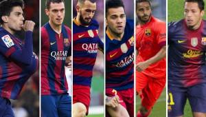 Marc Bartra, Vermaelen, Aleix Vidal, Dani Alves, Douglas y Adriano podrían irse del Barcelona.