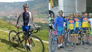 Horacio Londoño es un amante del ciclismo y los practica cuando tiene tiempo.