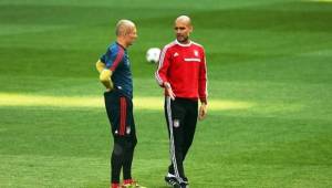 Pep Guardiola tiene previsto el regreso de Arjen Robben para la Copa de Alemania.