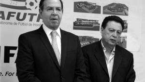 Rafael Callejas y Alfredo Hawit tienen serios problemas legales con la justicia de Estados Unidos, país que los acusa de corrupción. FOTO: DIEZ