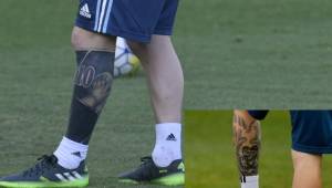 Lionel Messi fue noticia con su llegada a la concentración de Argentina y también por su tatuaje.