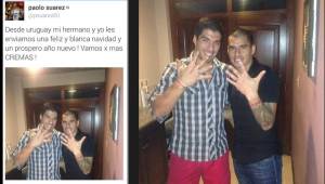 Este es el mensaje y fotografía que publicó Paolo Suárez en su Twitter.