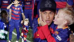 David Lucca cumplirá 10 años y es la adoración de Neymar.
