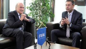 Joseph Blatter se reuniría proximamente con Josep María Bartomeu. (Foto: ARCHIVO/Agencia)