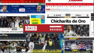 El goleador mexicano se robó las portadas de los principales medios deportivos del planeta tras su gol ante el Atlético de Madrid.