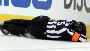 Lainka recibió un golpe de puck (así se llama el disco) durante EL partido de hockey y desde allí entró en coma.