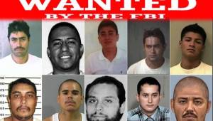 El FBI presentó al lista de los 10 más buscados en la que destaca el hondureño Alexis Flores.