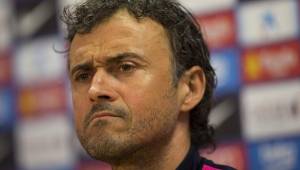 El entrenador del Barcelona, Luis Enrique se muestra confiado de la Liga. (EFE)