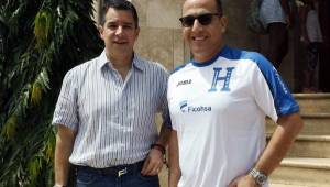 Rafa Villeda y Javier Atala llegaron a visitar a los seleccionados.