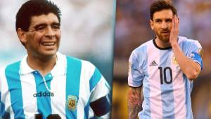 Maradona y Messi, los dos últimos grandes ídolos que jugaron su último partido con Argentina en Estados Unidos.