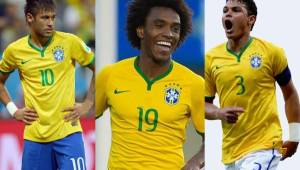 Neymar, Willians y Thiago Silva son de los jugadores más caros de Brasil.