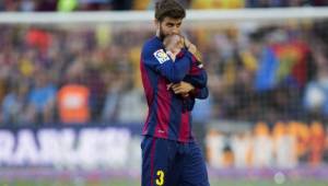 Piqué opinó sobre el incidente con Neymar en los minutos finales del partido.