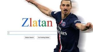 Zlatan Ibrahimovic tiene desde ahora su propio buscador Internet.