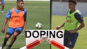 Acosta y Jhow Benavídez fueron sorprendidos con la prueba antidoping.