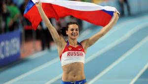 Yelena Isinbayeva no formó parte de las Olimpiadas de Río 2016 con Rusia.