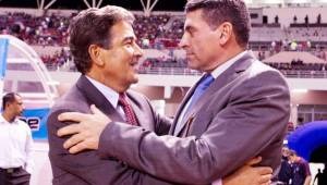 Jorge Luis Pinto y Luis Fernando Suárez dirigieron a Costa Rica y Honduras en el Mundial de Brasil 2014 y están entre los candidatos de Concacaf a mejor DT del año.