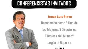 Este es el afiche con el que promocionan la conferencia de Jorge Luis Pinto.