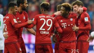El partido fue un monólogo de principio a fin con el Bayern como dueño de la pelota y un Werder Bremen completamente replegado. Foto EFE