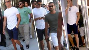 Cristiano Ronaldo sigue de vacaciones, esta vez estuvo de compras en la glamurosa ciudad de Beverly Hills.