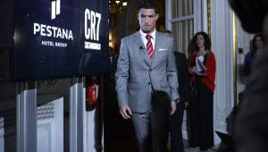 Cristiano Ronaldo viajó a Lisboa para la presentación del proyecto del que será parte con una inversión de poco más de 37 millones de euros. Foto AFP