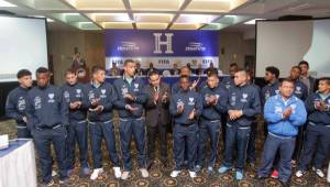 El plantel de la Selección Sub-20 recibió homenaje en un hotel de la capital. (FOTO: Juan Salgado)