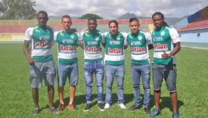 Quiarol Arzú, Cristopher Urmeneta, Jovanny Mina (COL), Randy Diamond, Aldo Oviedo y Rony Flores firmaron con los Canecheros para el Clausura 2016.