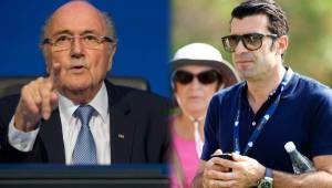 Luis Figo vio cosas raras en congreso de Concacaf como por ejemplo la forma en que miraban a Blatter.