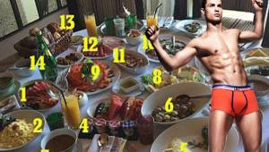 El crack portugués Cristiano Ronaldo dio la receta de su 'dieta' en redes sociales y compartió lo que come a mediodía. Exagerado, 14 porciones de distintos alimentos