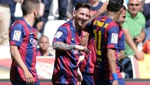 Messi hizo dos goles en la victoria del Barcelona sobre Córdoba.