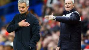 Mourinho felicitó a Claudio Ranieri por el título conseguido en la Premier el lunes.