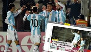 Con solitario gol de Gonzalo Higuaín, Argentina venció a Honduras.