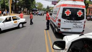 El impacto sucedió en el camino de la ambulancia al aeropuerto Toncontín de Tegucigalpa.