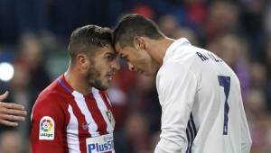 Cristiano Ronaldo y Koke se dijeron de todo durante el derbi en el Calderón.