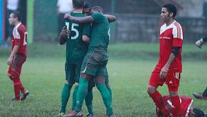 Carlos Lanza anotó el gol del triunfo para el Juticalpa en Santa Cruz de Yojoa. FOTO Wendell Escoto