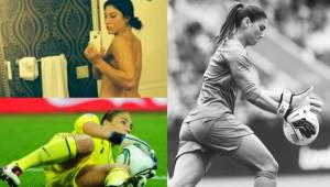 La portera de Estados Unidos Hope Solo, ha subido la temperatura en la cancha, aunque también lo hizo fuera de ella cuando fue víctima de un 'hacker' que reveló fotos íntimas.