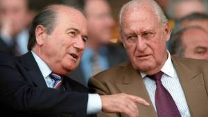 Joseph Blatter y Joao Havelange, los últimos presidentes de Fifa que más años han estado en el poder.