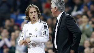 Modric destacó la gran labor que realiza el técnico italiano en el Real Madrid.