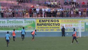 El buen ambiente se vivió en el estadio de Juticalpa previo al partido de este miércoles ante Cuba.