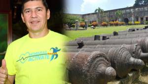 Arnold Cruz anima a los habitantes de Omoa a unirse a la jornada de Honduras Actívate en ese sitio este domingo.