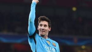 Setenta y minutos tardó en marcar Messi esta noche en el Emirates Stadium.