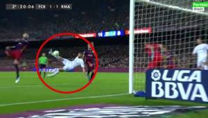 Así fue el espectacular gol de Karim Benzema ante el Barcelona.