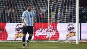 Higuaín también fue el villano en la final ante Alemania en la Copa del Mundo de Brasil 2014.