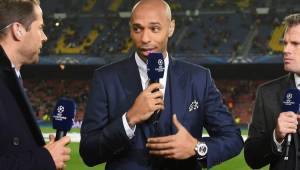 Henry, que ahora ejerce de analista televisivo, espera un Arsenal defensivo contra el Barcelona.