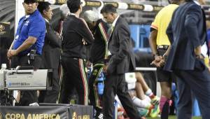 Juan Carlos Osorio perdió su primer partido con México y por paliza por lo que su continuidad se pone en duda. Foto AFP