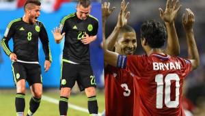 Costa Rica y México disputarán uno de los boletos a las semifinales de Copa Oro el domingo en Nueva Jersey. Foto EFE